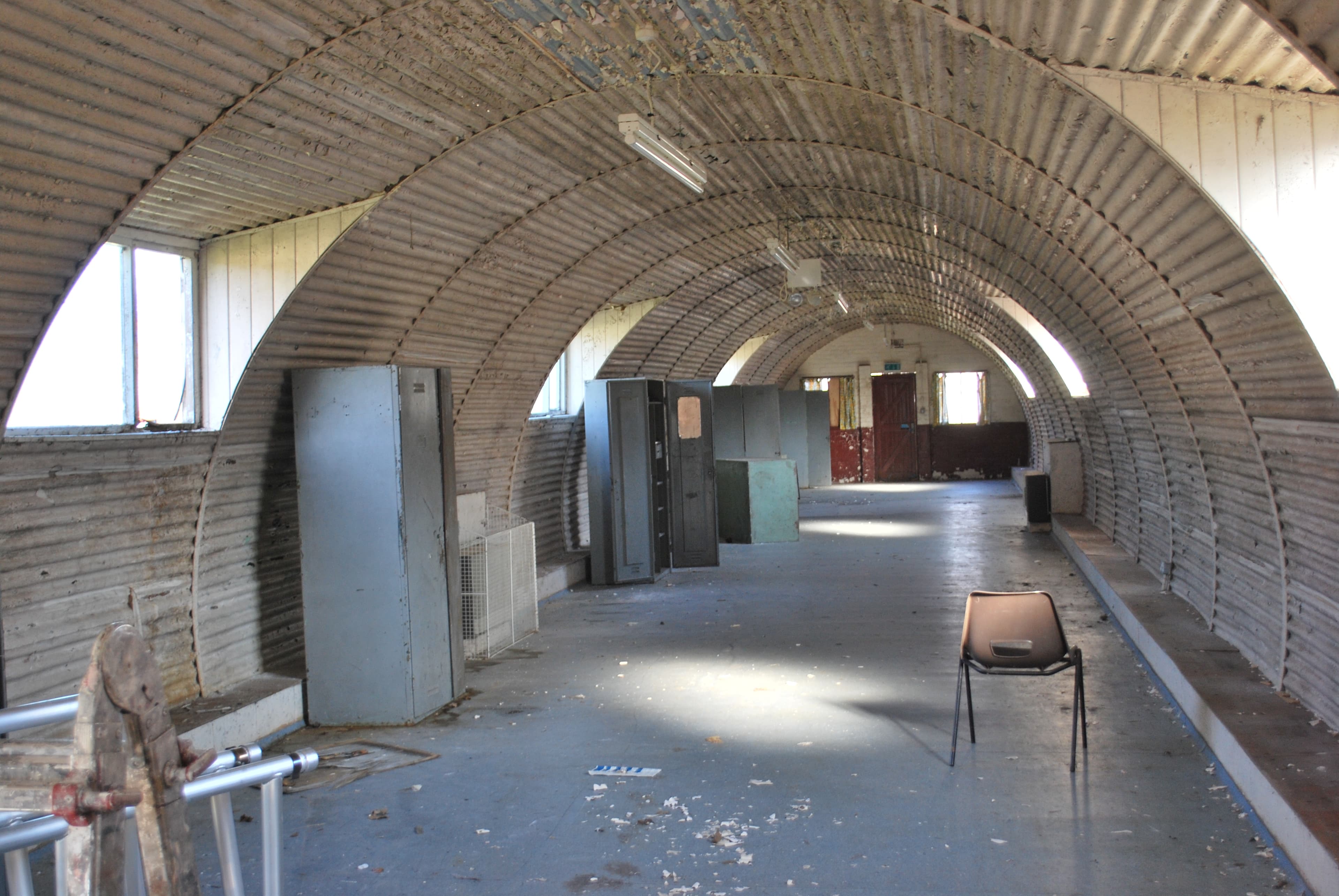 Before — bare shell