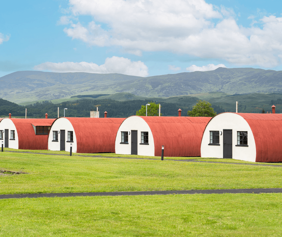 Hut row