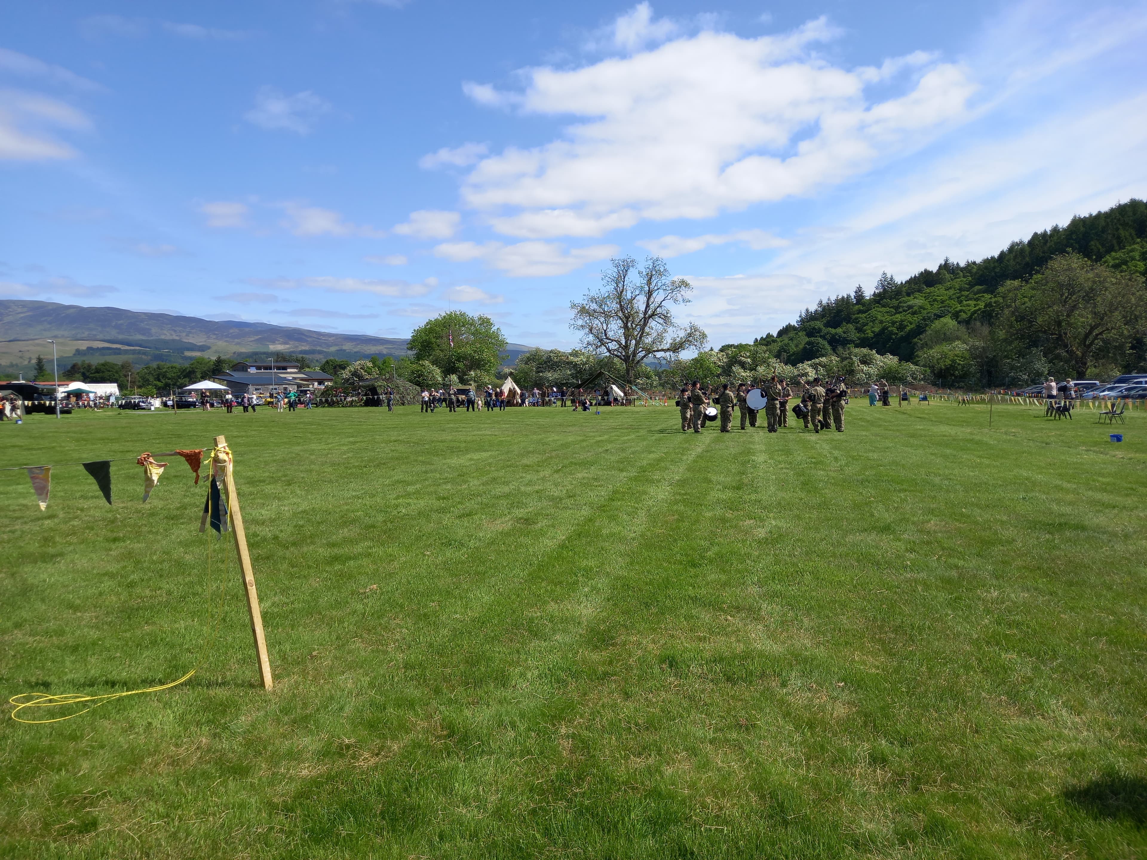 Carry On Culty living history re-enactment at Cultybraggan Camp
