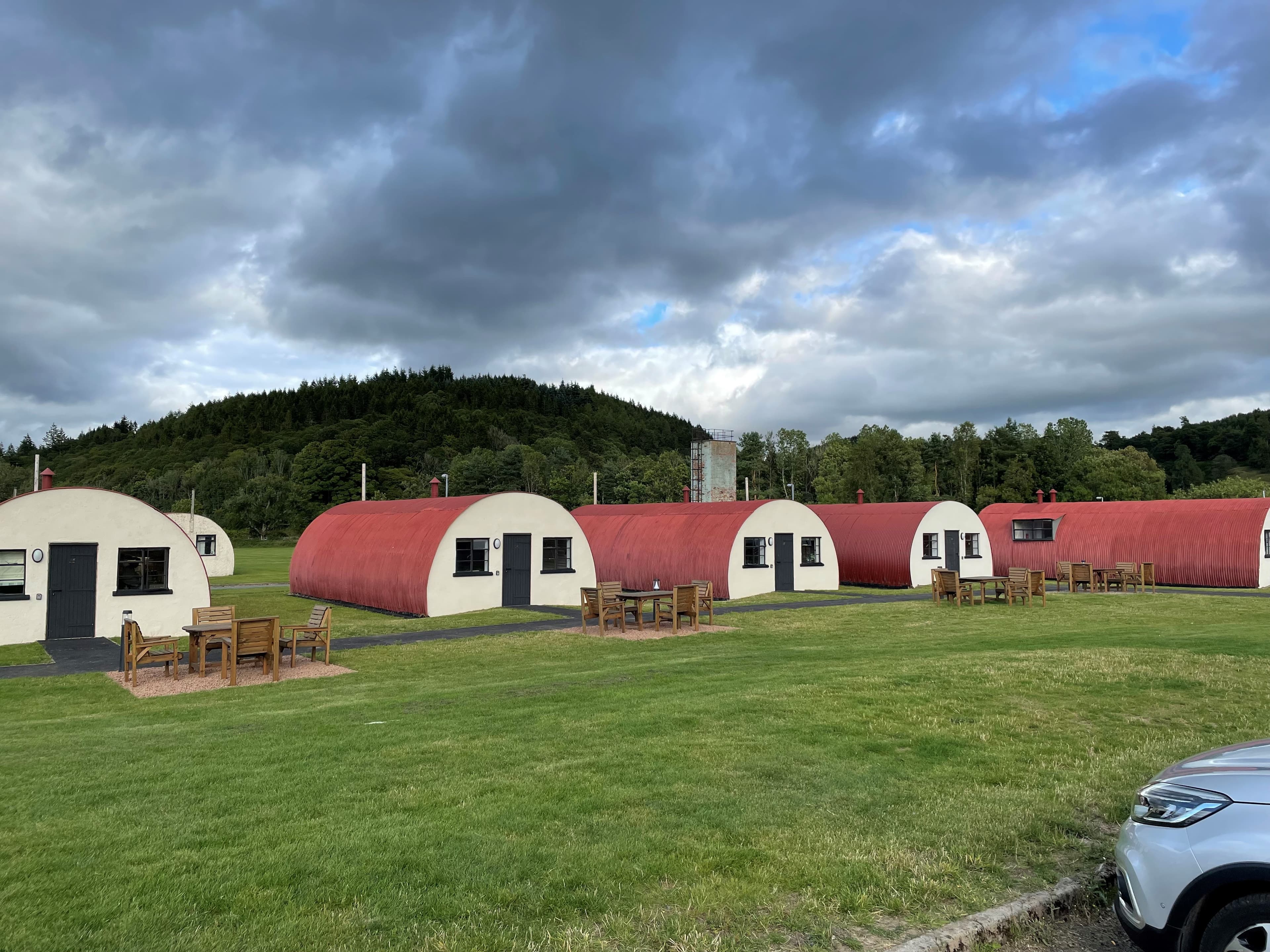 Hut patios